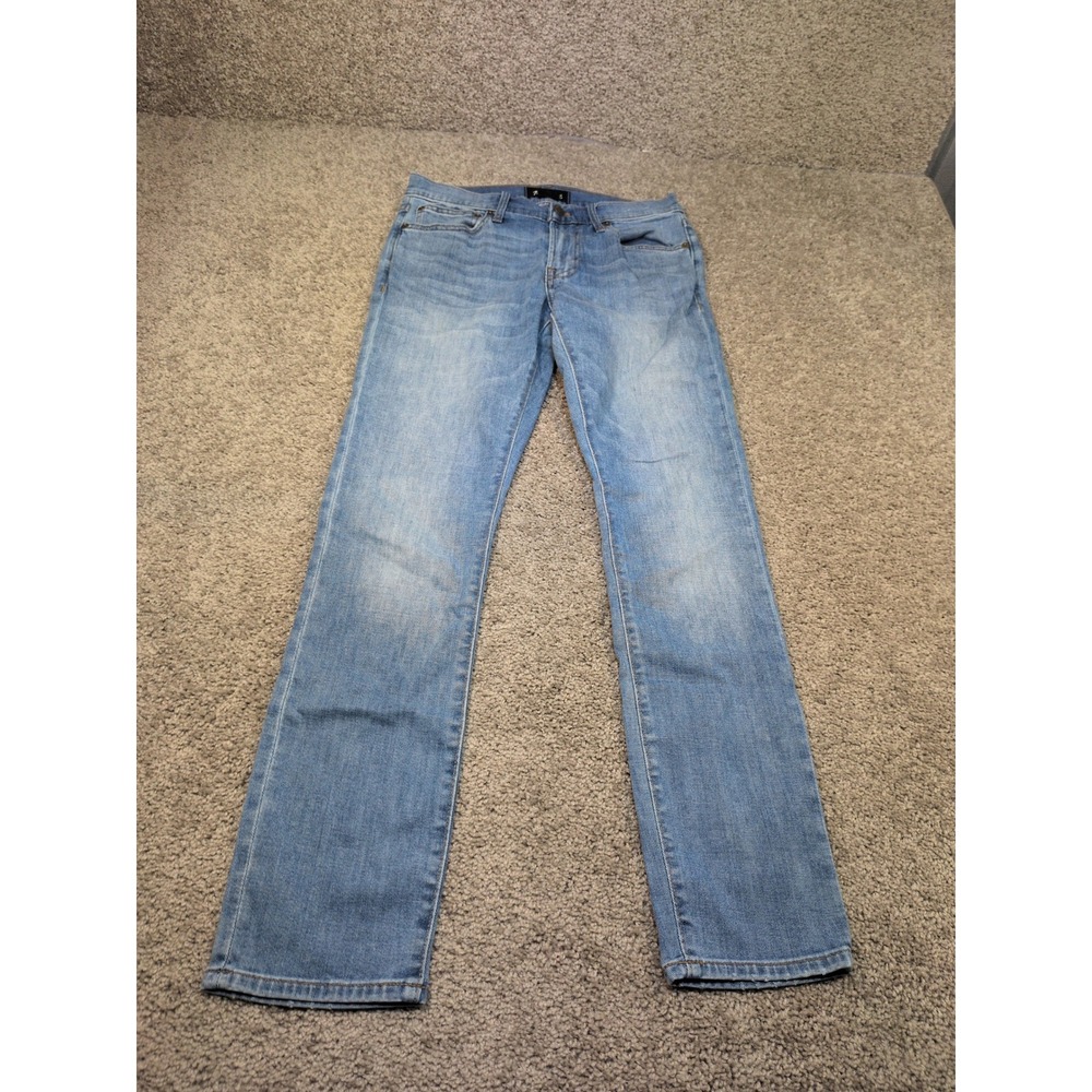 Madewell Skinny Light Wash Blue Denim Jeans Mens W29 L32 Slim Fit Stretch